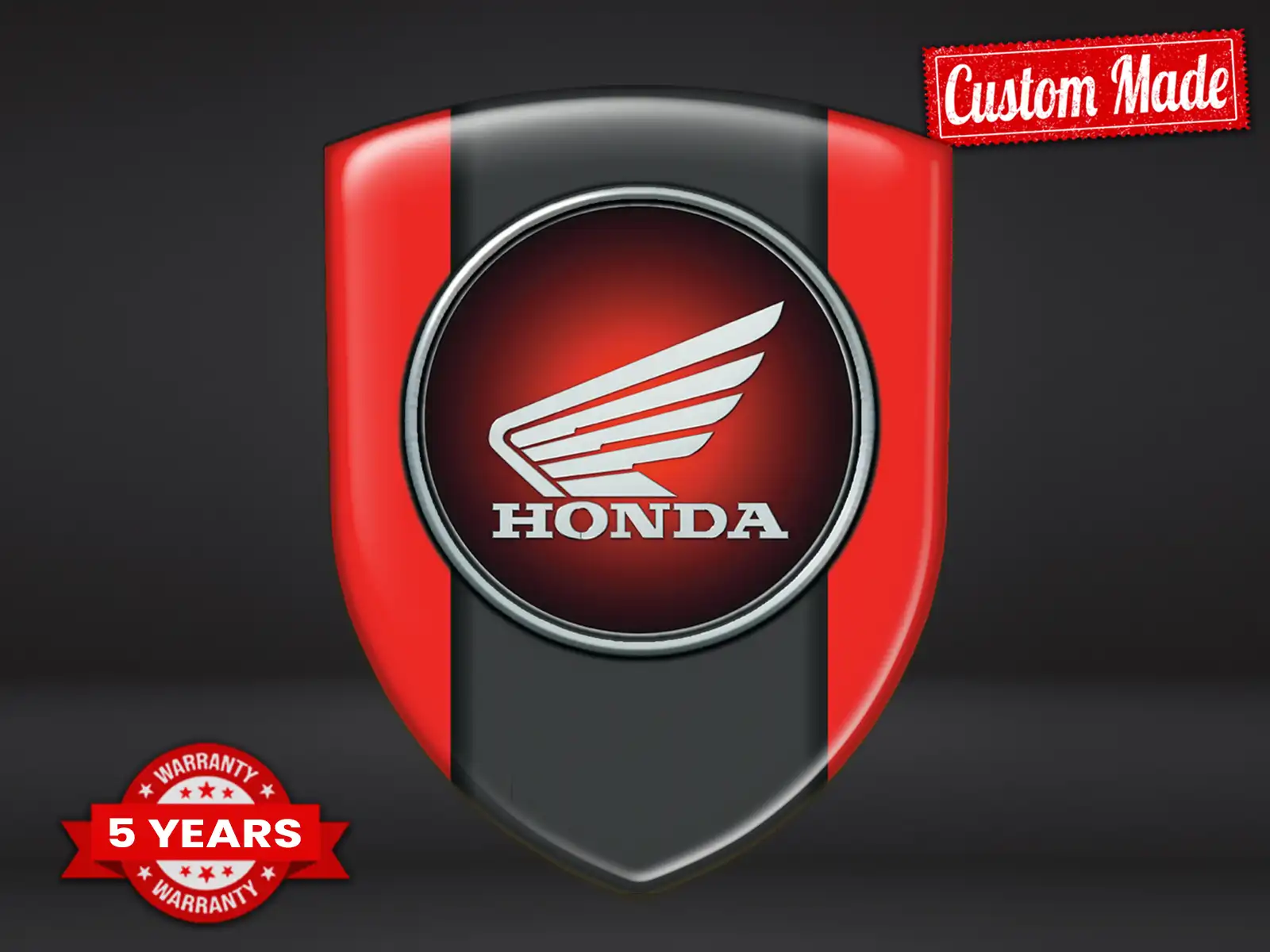 Honda Etiquetas Negocio Resistentes Limitadas Con Estilo